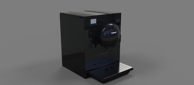 coffee machine 2 3D Model .c4d .max .obj .3ds .fbx .stl .blend 