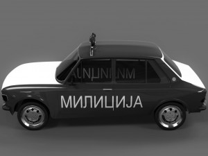 zastava 101 police 3D Модель