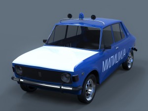 zastava 101 police 3D Модель