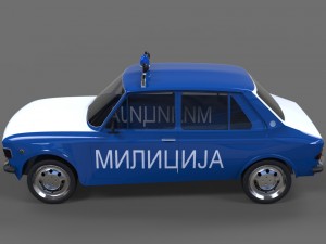 zastava 101 police 3D Модель