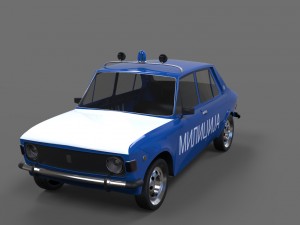 zastava 101 police 3D Модель