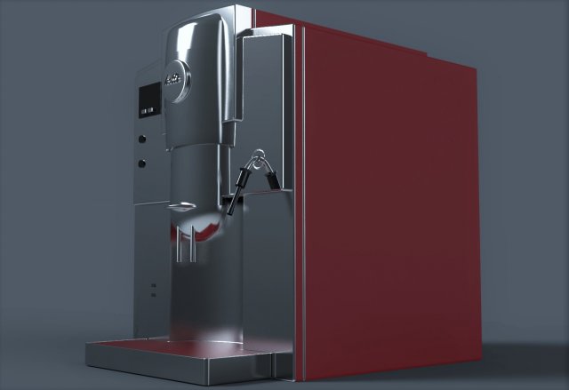 coffee machine 3 3D Модель .c4d .max .obj .3ds .fbx .stl .blend 