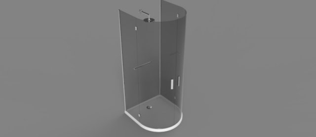 shower 3D 模型 .c4d .max .obj .3ds .fbx .stl .blend 