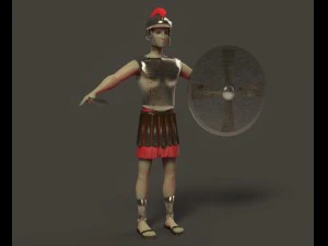 ローマの兵士 3Dモデル