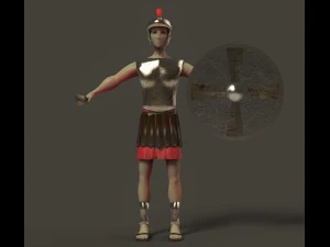 prajurit Romawi Model 3D