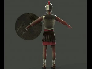 prajurit Romawi Model 3D