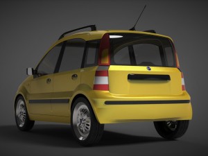 fiat panda 3D-Modell