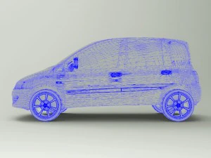 Fiat multipla 1 3D Model