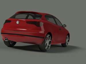 alfa romeo giulietta 2010 3D 모델