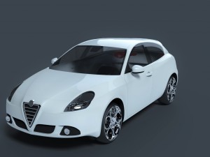 alfa romeo giulietta 2010 3D 모델
