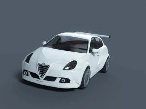 alfa romeo giulietta 2010 sport 3D Model