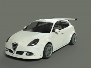 alfa romeo giulietta 2010 sport Modelo 3D