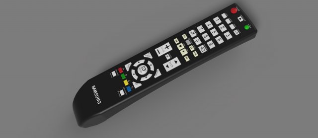 remote control 3D Model .c4d .max .obj .3ds .fbx .stl .blend 
