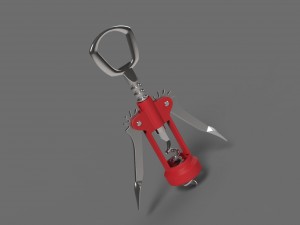 corkscrew Modello 3D