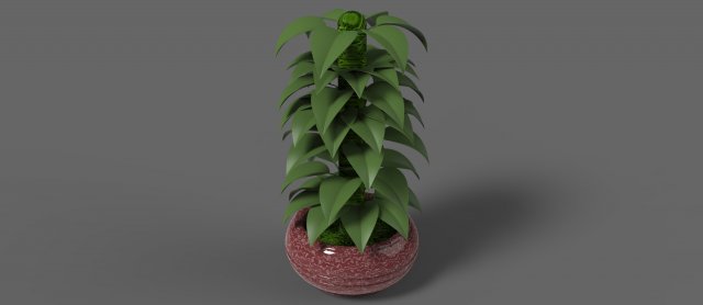 plant 1 3D Modell .c4d .max .obj .3ds .fbx .stl .blend