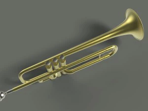 terompet Model 3D