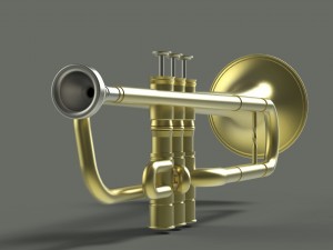trumpet Model 3D