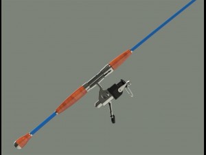 fishing rod 3D Model