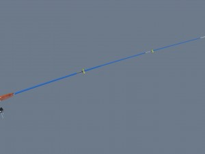 fishing rod 3D Model