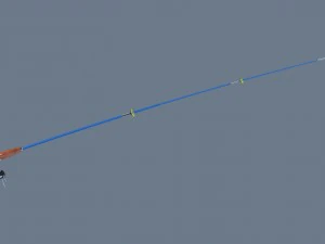 fishing rod 3D Model