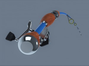 fishing rod 3D Model