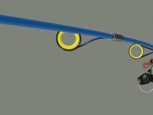 fishing rod 3D Model