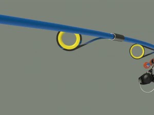 fishing rod 3D Model