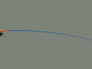 fishing rod 3D Model