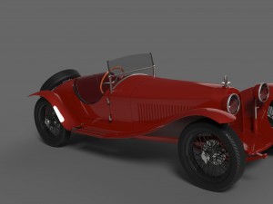 alfa romeo 8c 2300 mm spyder 1931 3D 모델