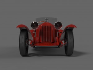 alfa romeo 8c 2300 mm spyder 1931 Modelo 3D