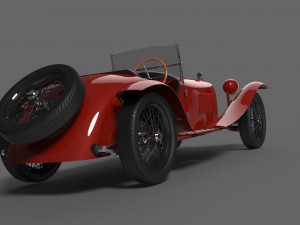 alfa romeo 8c 2300 mm spyder 1931 Modelo 3D