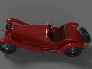 alfa romeo 8c 2300 mm spyder 1931 Modelo 3D