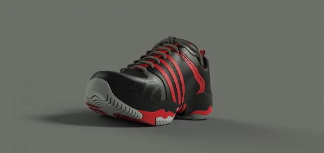 sport shoes Modelo 3D .c4d .max .obj .3ds .fbx .stl .blend 