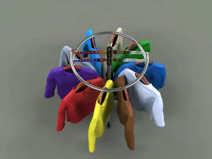 洋服スタンド 3Dモデル