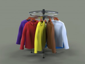 clothes stand 3D Модель