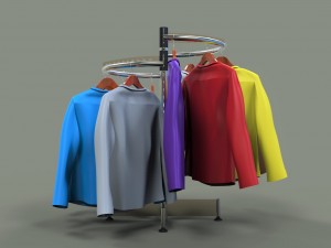 clothes stand 3D Модель