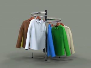 clothes stand 3D Модель