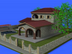 house 2 3D मॉडल