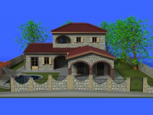house 2 Modèle 3D