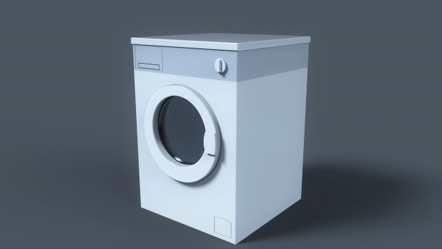 washing machine Modelo 3D .c4d .max .obj .3ds .fbx .stl .blend 