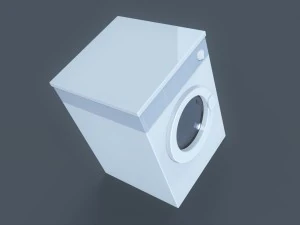 mesin cuci Model 3D