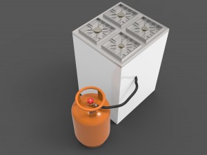 gas stove Modelo 3D