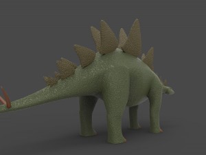 stegosaurus 1 3Dモデル