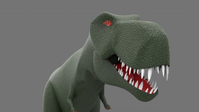t rex 1 Modelo 3D .c4d .max .obj .3ds .fbx .stl .blend 