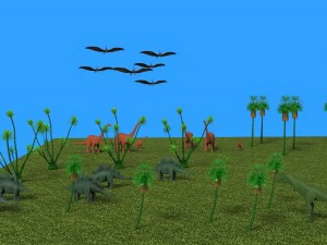dino park 3D Model