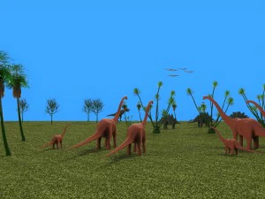 dino park 3D Model