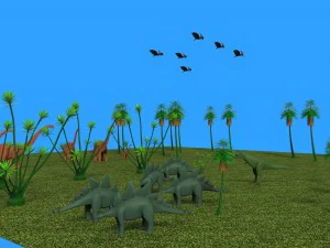 dino park 3D Model