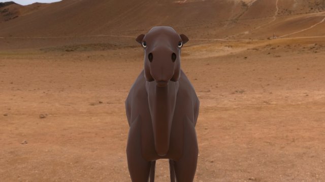 camel Modelo 3D .c4d .max .obj .3ds .fbx .stl .blend 