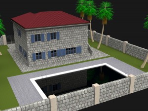 stone house 2 3D 모델