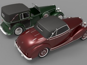 old cars Modelo 3D